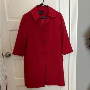 Boden Red Coat Classic Style